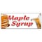 Signmission MAPLE SYRUP BANNER SIGN sign pancakes waffles Vermont real 100% flapjacks B-Maple Syrup - alternate 1